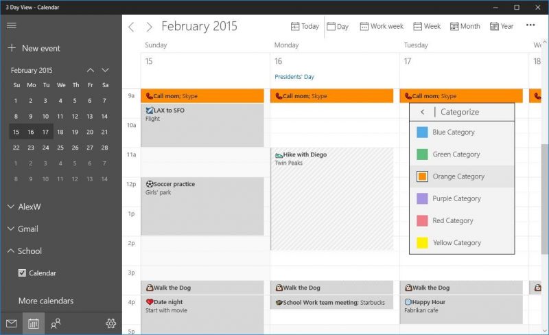 Microsoft anuncia novedades para Correo y Calendario de Outlook en Windows 10
