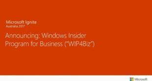 Microsoft anuncia el Programa Windows Insider para Empresas (WIP4Biz)