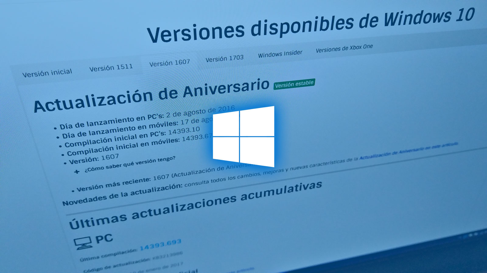 Ya puedes descargar las imágenes virtuales ISO de la Build 16296 de Windows 10 Insider Preview