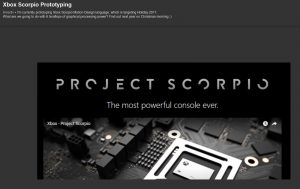 La interfaz de usuario del Proyecto Scorpio también tendría su propio lenguaje de diseño