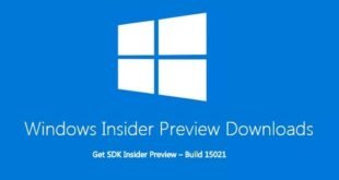 Ya disponible el SDK de la Build 15021 de Windows 10 Insider preview