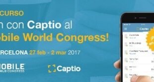 Captio te invita al MWC, participa en su sorteo