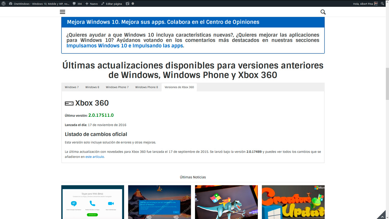 Presentamos la nueva página dedicada de Windows 10 y otras versiones de Windows