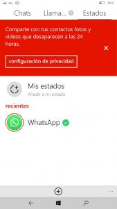 Los estados de WhatsApp ya están disponibles