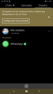 Los estados de WhatsApp ya están disponibles