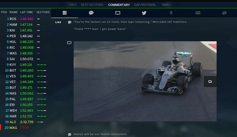 La aplicación oficial de la Formula 1 se prepara para la temporada 2017