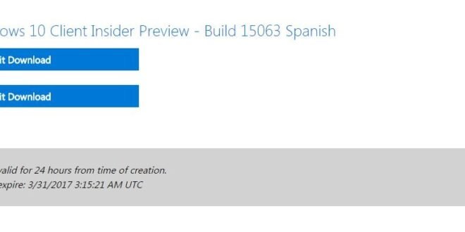 Ya puedes descargar las ISOs oficiales de la Actualización para Creadores de Windows 10 PC