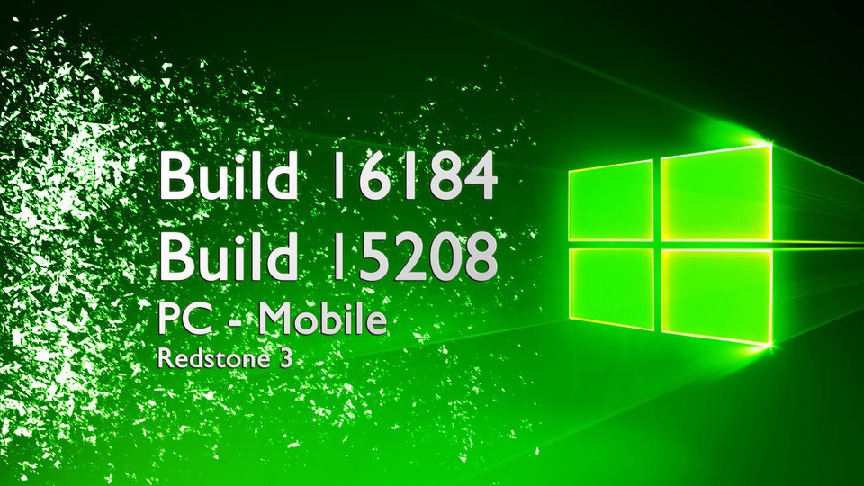 Build 16184 en PC y Build 15208 en móviles con Windows 10 ya disponible en el anillo rápido