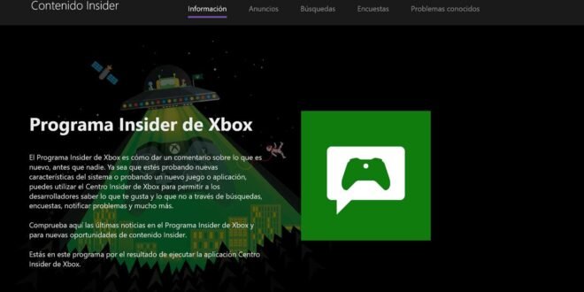 Centro Insider de Xbox