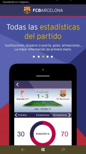 El FC Barcelona ya tiene su aplicación oficial para móviles Windows