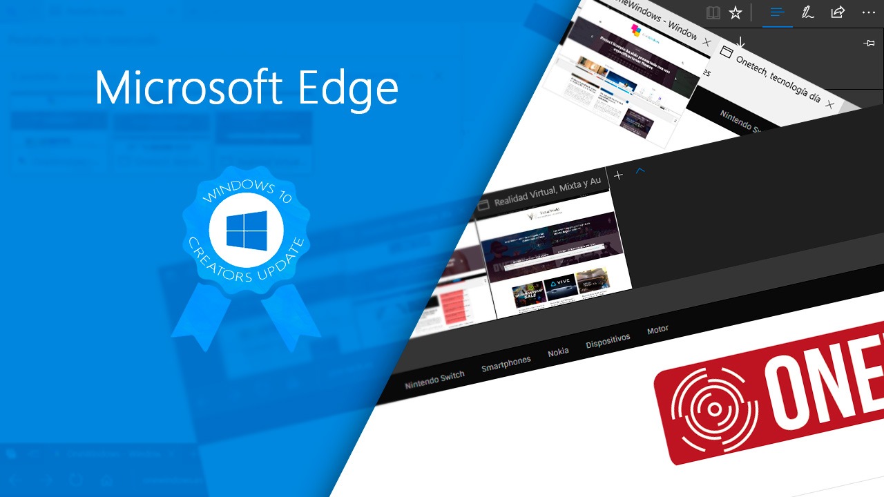 Novedades de Microsoft Edge en Windows 10 Creators Update