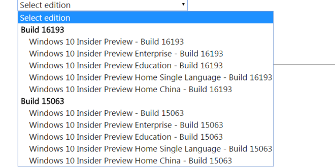 Descarga ya las ISOs oficiales de la Build 16193 de Windows 10 Insider Preview
