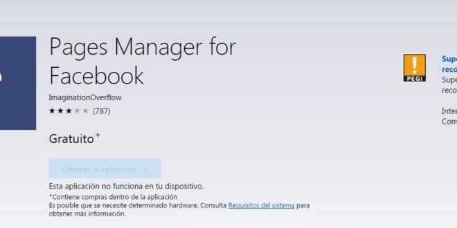 Pages Manager for Facebook llega nuevamente como UWP a todos los dispositivos Windows