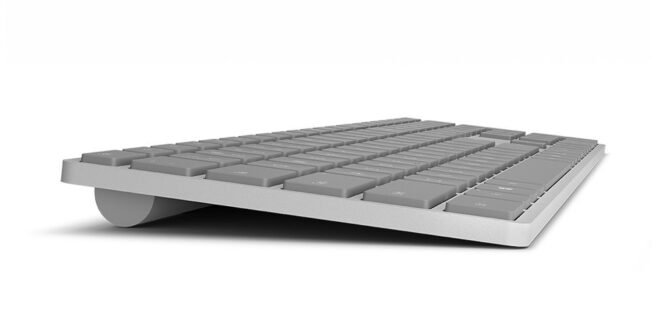 Microsoft Modern Keyboard por el lateral