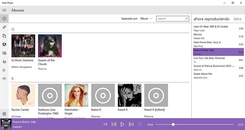 Reproduce tu música almacenada en OneDrive y Dropbox con Next-Player en Windows 10