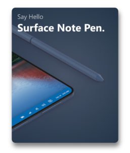 Surface note, un hermoso concepto. Porque soñar es gratis.