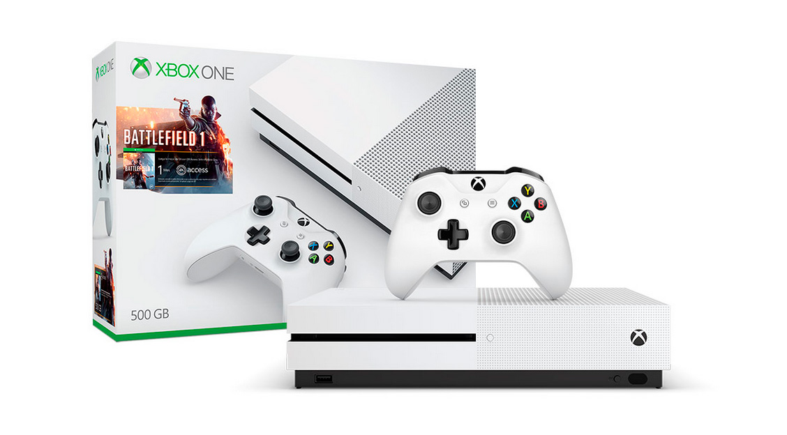 Obtén una Xbox One S de 500 GB con tres juegos por 279 euros