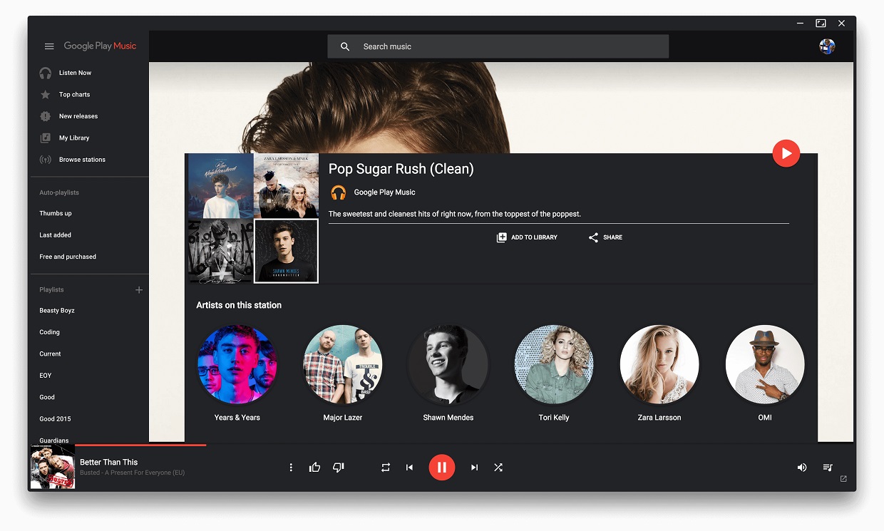 Google Play Music ya tiene su aplicación no oficial para Windows 10