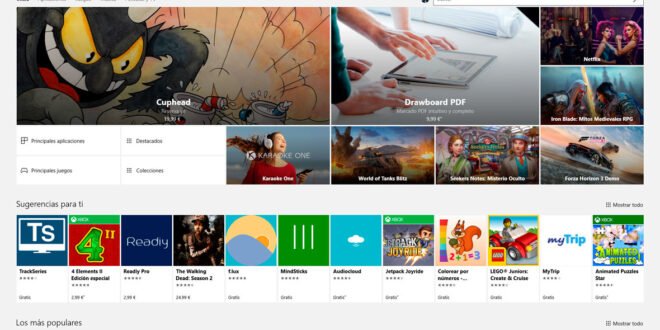 Tienda de Windows 10 con primeros detalles de Fluent Design