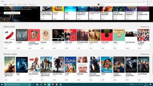 Tienda de Windows 10 con primeros detalles de Fluent Design en las películas