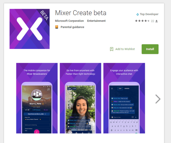Mixer Create beta llega a los dispositivos Android
