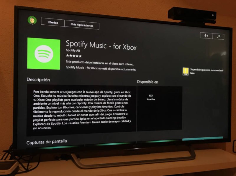 Spotify Music - for Xbox 3