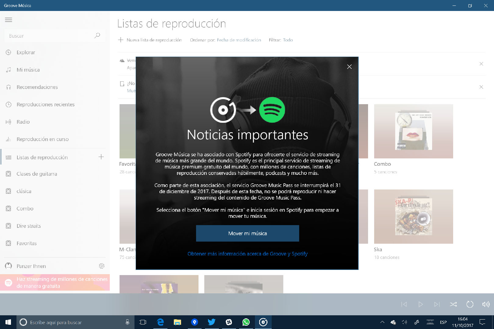 Groove a Spotify 1
