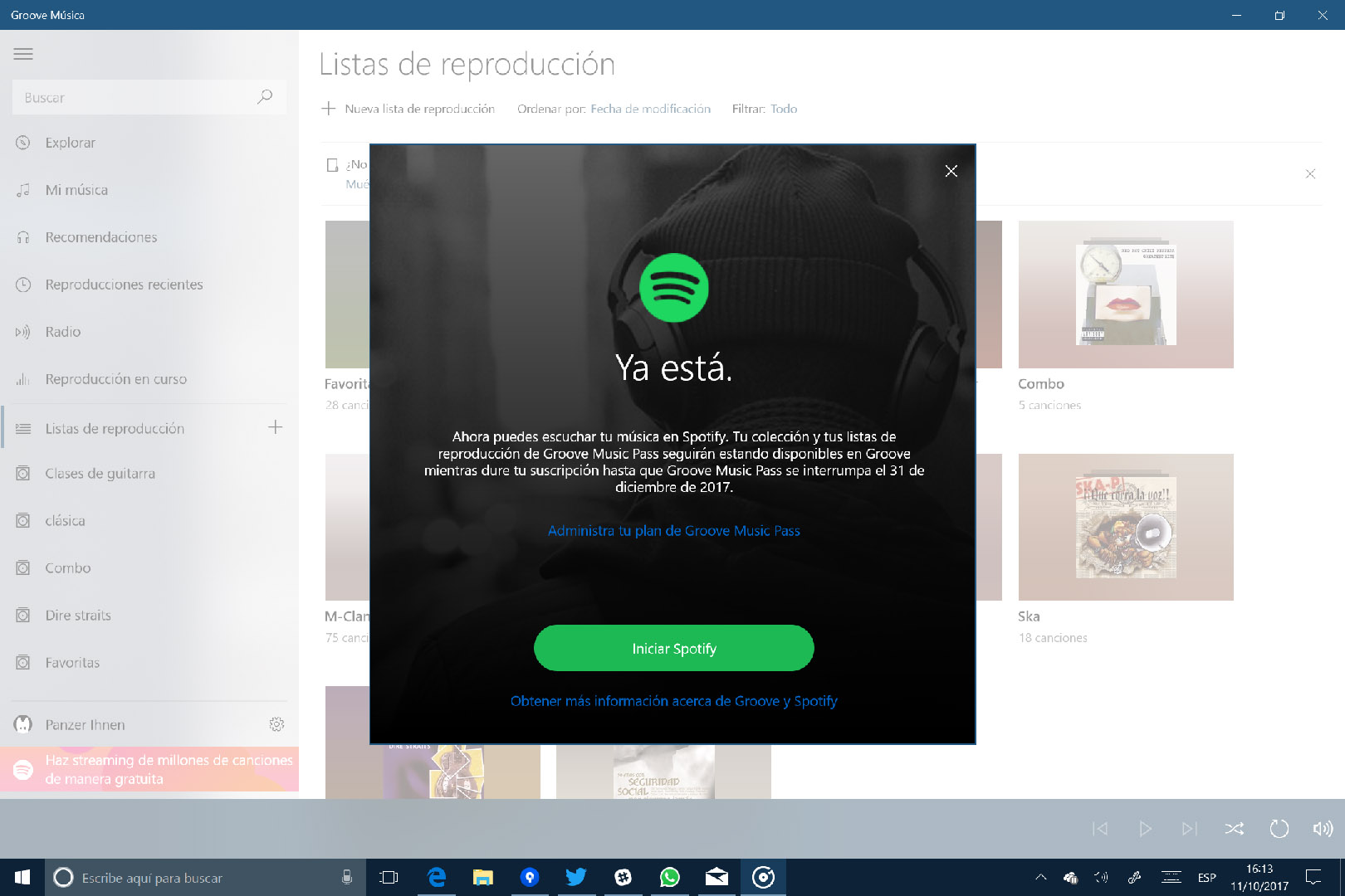 Groove a Spotify 6