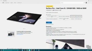 Surface Pro a la venta en la Microsoft Store de Windows 10