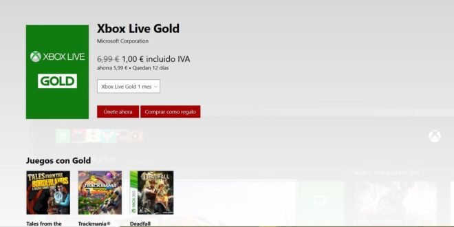 xbox live gold