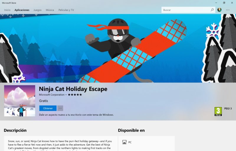 Ninja Cat Holiday Escape, el nuevo tema dedicado a los Insiders