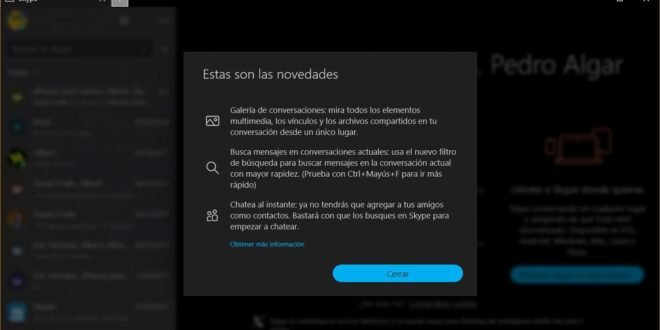 Skype para Windows 10 se actualiza en el anillo rápido solucionando los problemas con la cámara