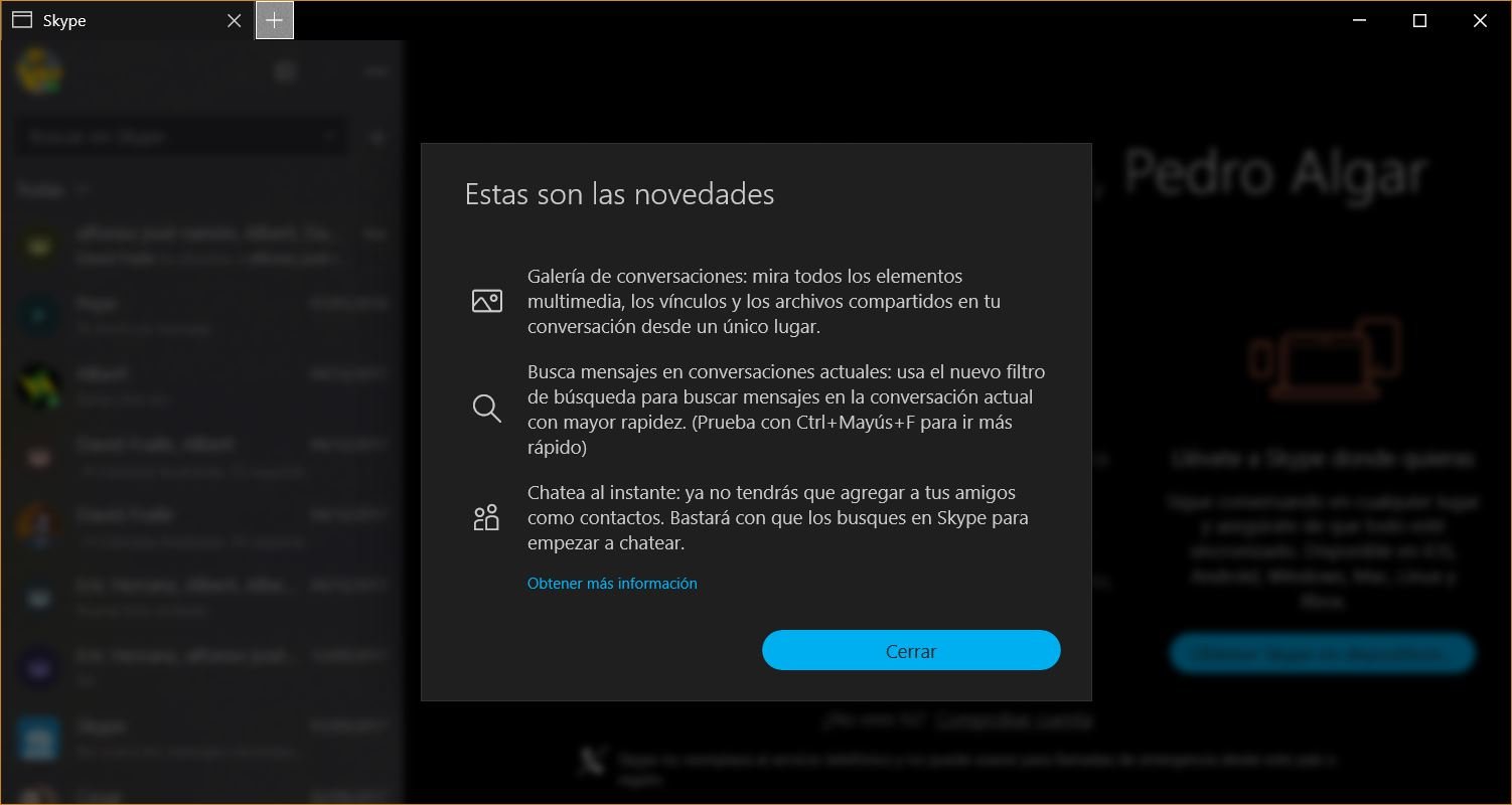 Skype para Windows 10 se actualiza en el anillo rápido solucionando los problemas con la cámara