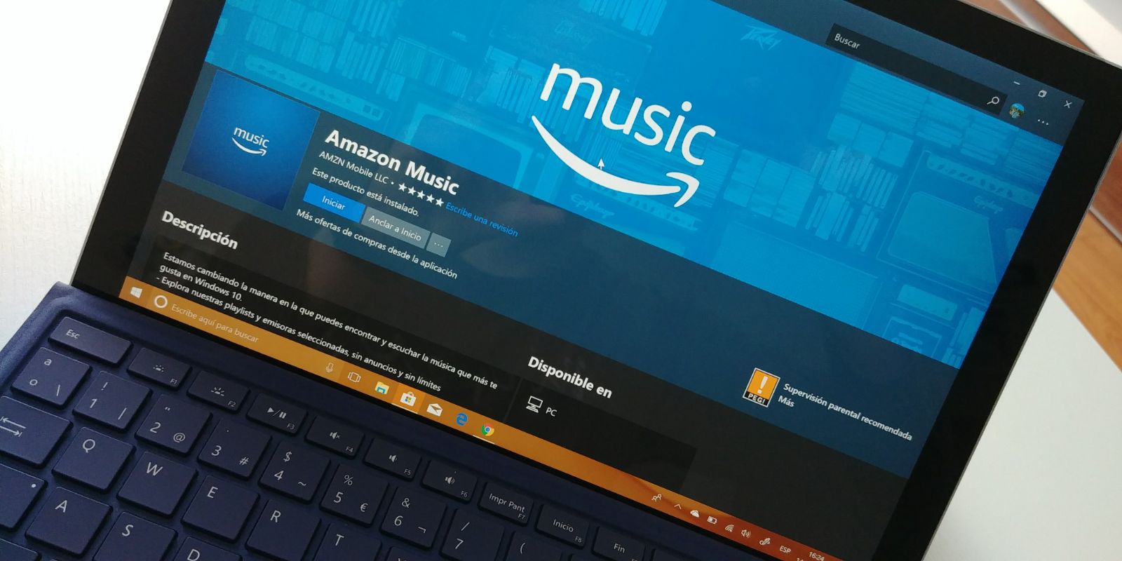 Amazon Music para Windows 10 ya se disponible para descargar desde la tienda