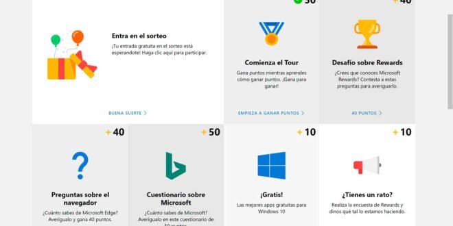 Microsoft Rewards se prepara para su llegada a Europa