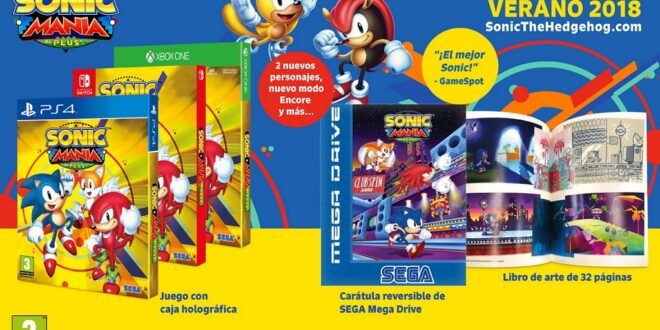 Sonic Mania Plus llegará este verano para Nintendo Switch, Xbox One, PS 4 y Steam