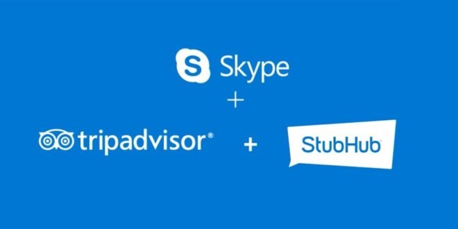 skype tripadvisor stubhub