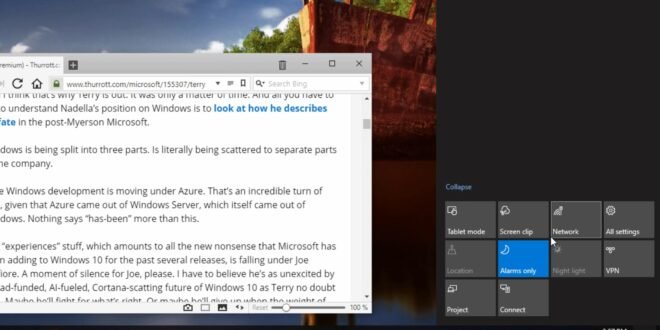 Redstone 5 contará con una nueva herramienta de recortes