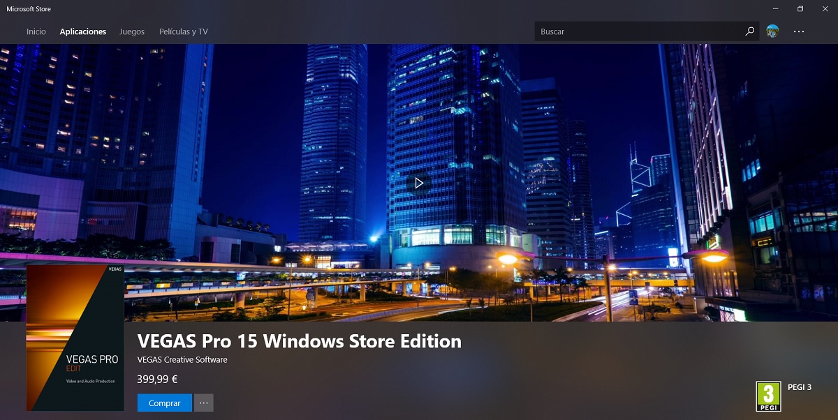 VEGAS Pro 15 un gran editor de vídeo ya en la tienda de Windows 10, si puedes pagarlo