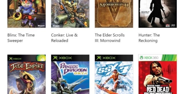 Ya tenemos los ocho primeros juegos Xbox Original retrocompatibles