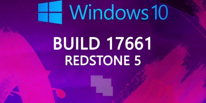 Build 17661 de Windows 10 Insider Preview (Redstone 5), disponible en los anillos Skip Ahead y Rápido