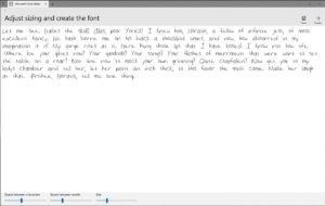 Con Microsoft Font Maker, podrás crear tu propia fuente basada en tu escritura