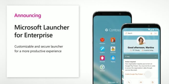 Launcher for Enterprise, la nueva versión del lanzador de aplicaciones de Microsoft, ahora para empresas