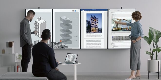 Microsoft presenta el Surface Hub 2 con pantalla 4K de 50.5 pulgadas