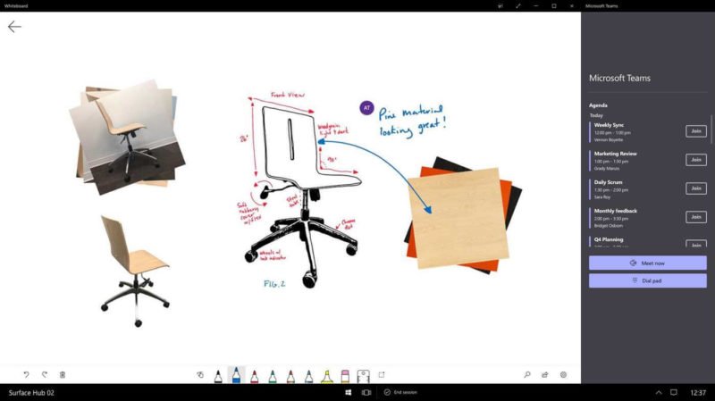 Microsoft Teams llega para Surface Hub en forma de Preview