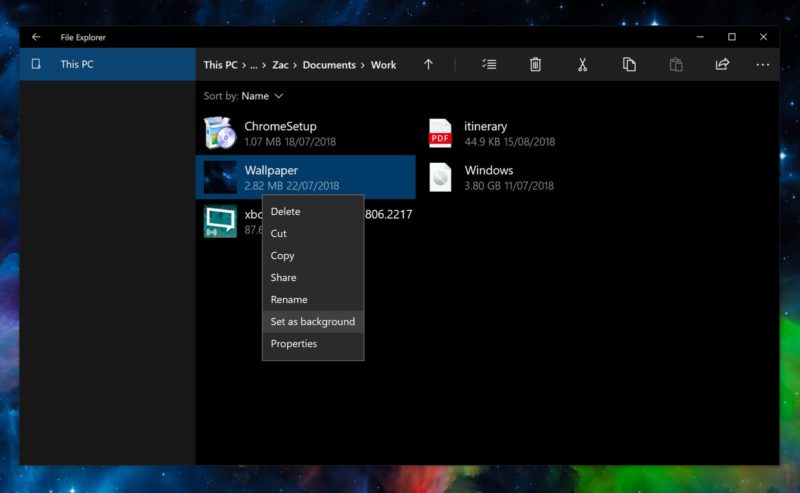 Microsoft actualiza el Explorador de Archivos Universal en la Redstone 5 de Windows 10