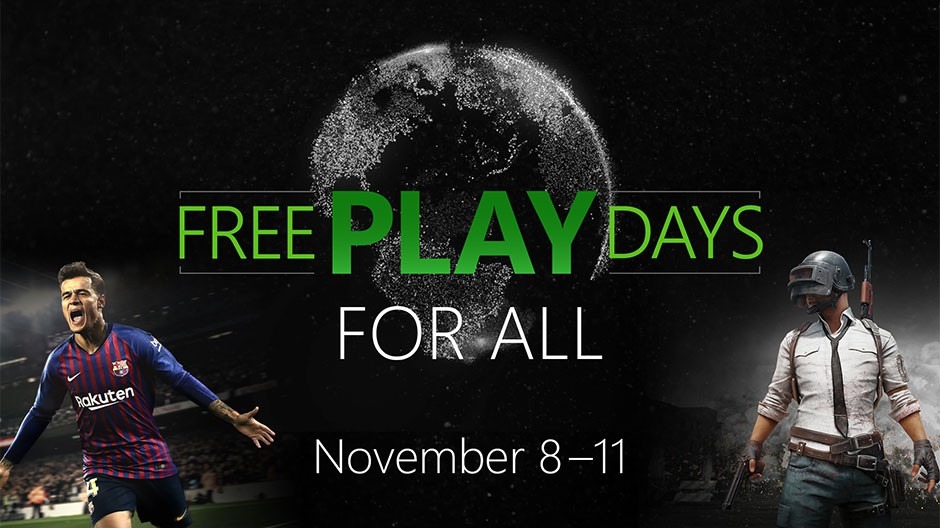 Juega gratis a PUBG y PES 2019 en Xbox One hasta el 11 de Noviembre