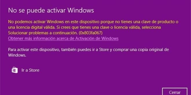 Un fallo ocasiona la desactivación de licencias Windows 10, pero ya se está solucionando