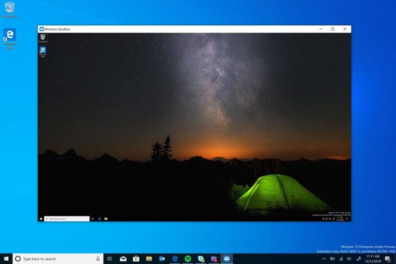 Microsoft presenta Windows Sandbox, una forma de probar aplicaciones sin correr riesgos de seguridad en Windows 10