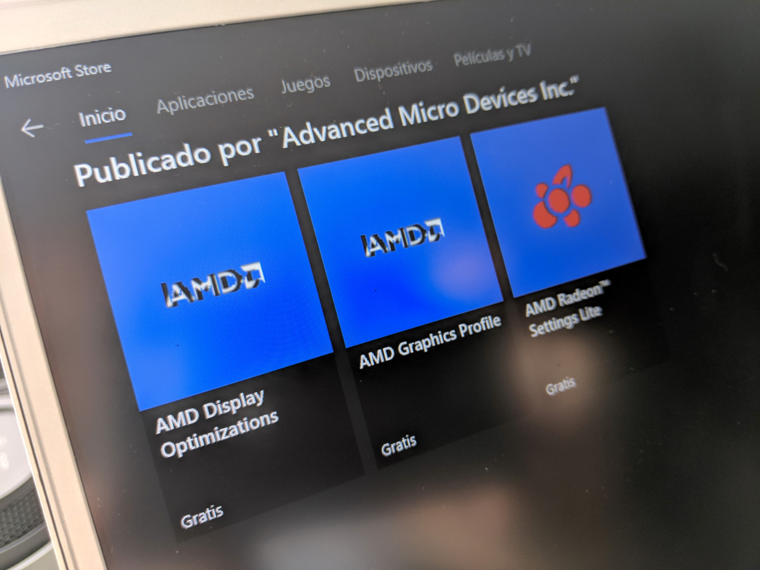 AMD en Windows 10